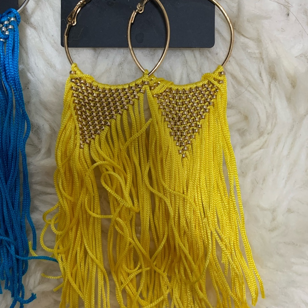 Earrings worn in Cuba